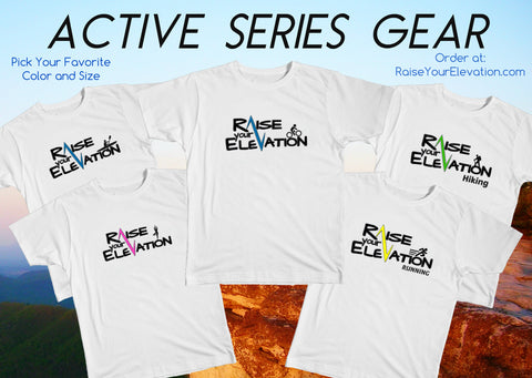 ACTIVE - Featuring great gear that expresses your love of your favorite activities. Including Biking, Hiking, Kayaking, Running, Skiing, and Yoga.